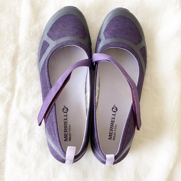 Merrell Purple Logan Mary Jane shoes - Picture 7 of 10